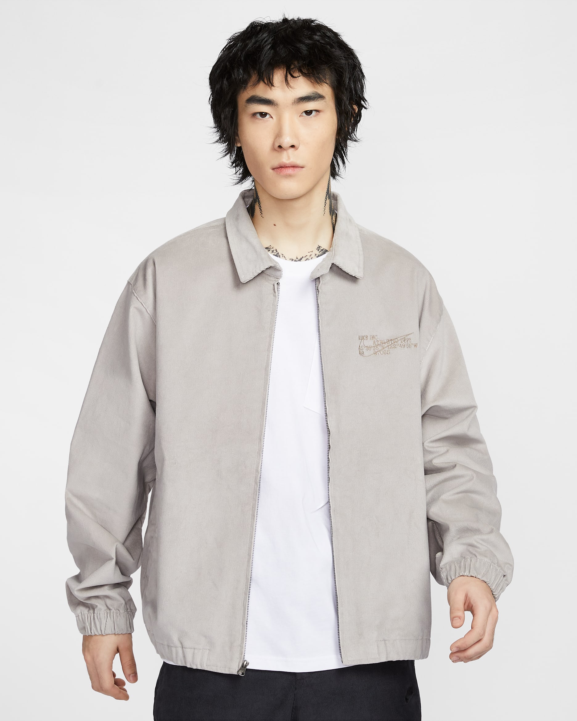 ジャケット・アウター 00s NIKE cotton nylon harrington jacket NIKE】00's ナイキ ハリントンジャケット ブルゾン コットン